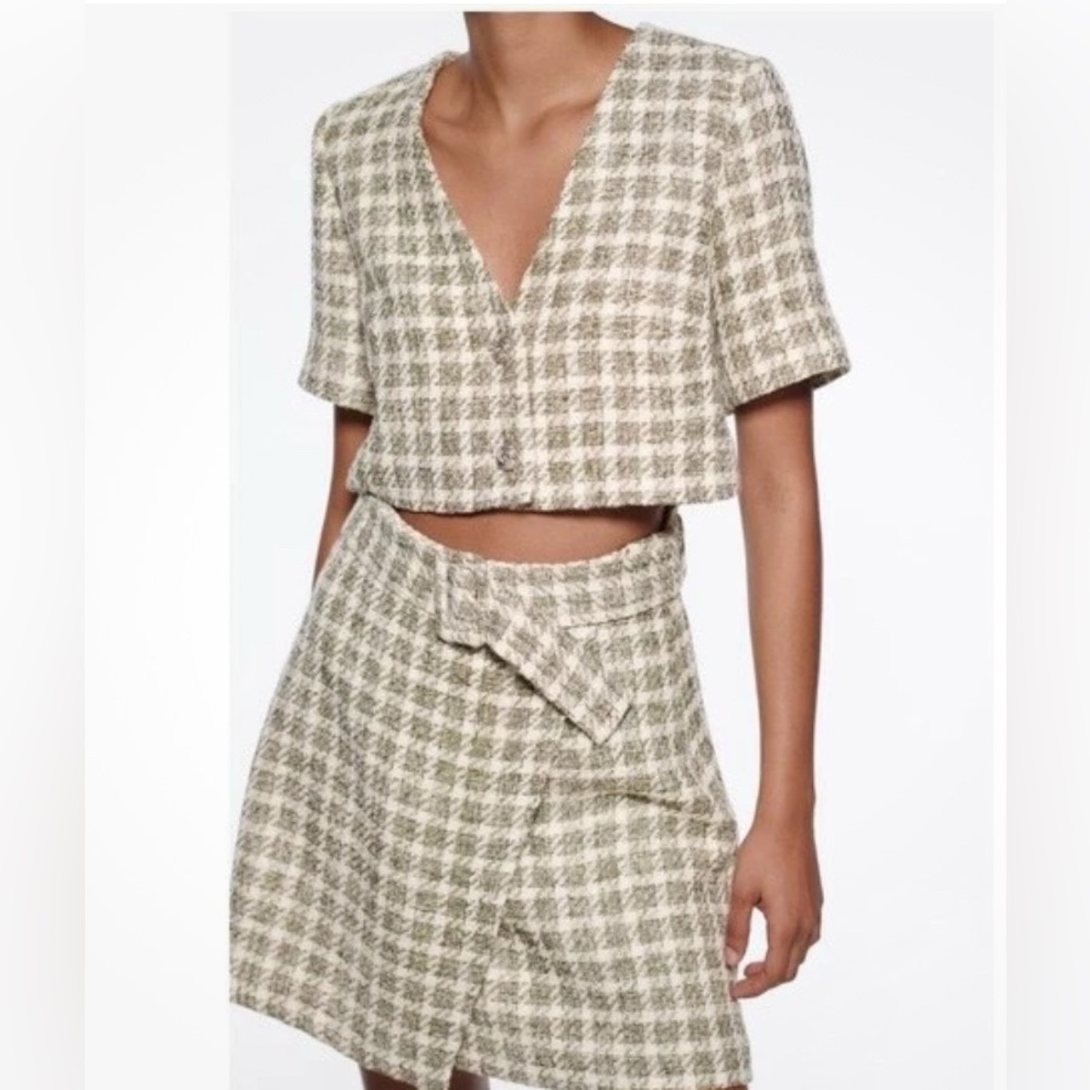 Zara tweed Blazer dress